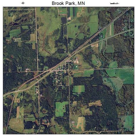 Aerial Photography Map of Brook Park, MN Minnesota