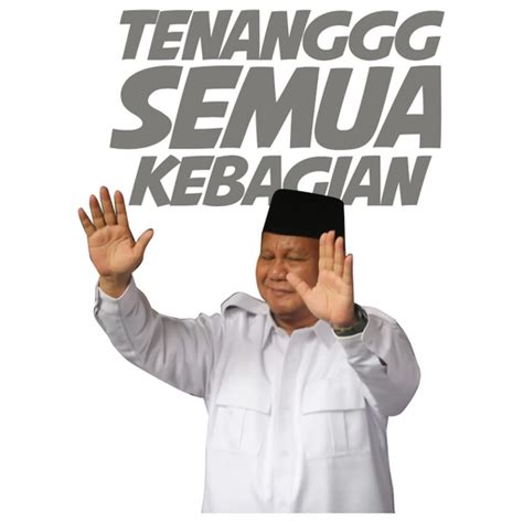 Sticker Maker - Prabowo Subianto