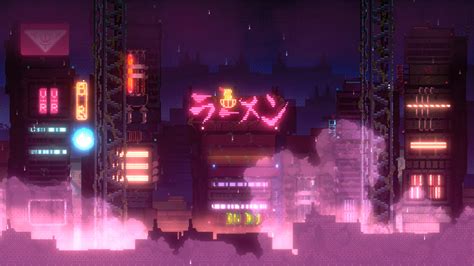 ArtStation - Yandros : Cyberpunk Pixel Art City, Santiago Bañol | Pixel ...