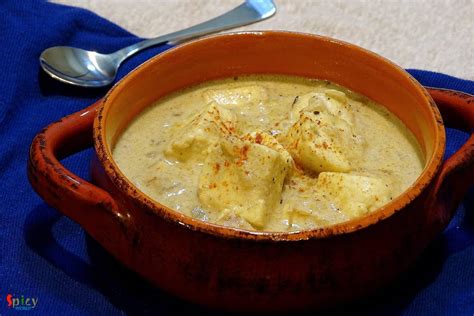 Sahi Paneer Korma / Paneer cooked in creamy nut based sauce - Spicy ...