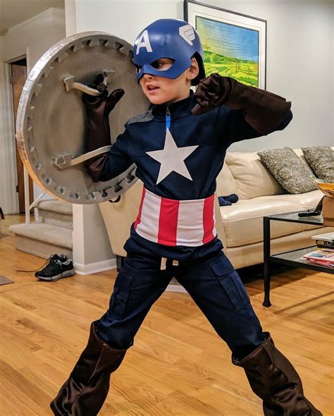 Halloween 2018, Part 2: Captain America Costume