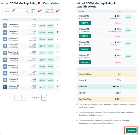 How To Enter A Relay Team – Swimming Australia Online Support Portal