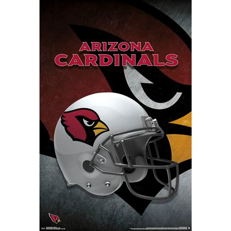 Arizona Cardinals Helmet 22'' x 34'' Logo Poster - Walmart.com ...