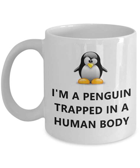 Penguin Mug Penguin Gifts Penguin Birthday Gift Penguin Mug Funny ...