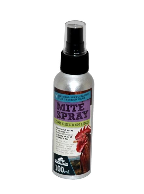 Mite Spray for the Legs Spray directly on to your chicken's legs http ...