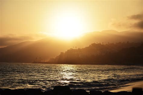 View of the sunset from Pacific Palisades : r/LosAngeles