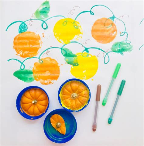 Pumpkin Patch painting - Fun In Cocoon