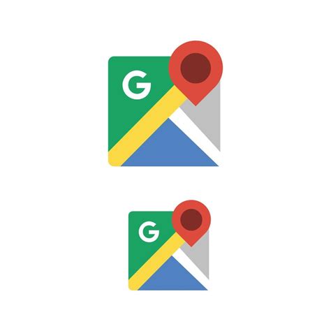 google maps icon, google maps logo 6419203 Vector Art at Vecteezy