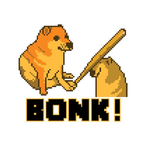 Cheems Bonk Meme PixelArt - Inspire Uplift