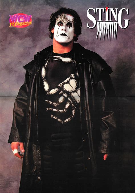 Sting Fold-Out Poster - WCW Magazine [March 1997] ... - WCW WorldWide