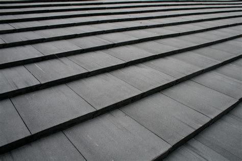 Charcoal Flat Cement Roof Tile