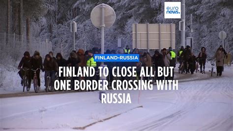 Finland closes all but one of its borders with - One News Page VIDEO