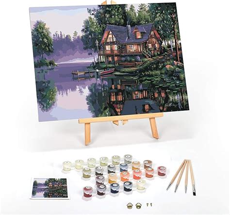 Amazon.com: Ledgebay Paint by Number for Adults - Licensed Artwork Paint by Number Kits, Wrinkle ...