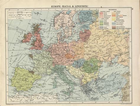 Racial Map Of Europe