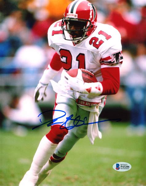 Deion Sanders Signed Falcons 8x10 Photo (Beckett COA) | Pristine Auction