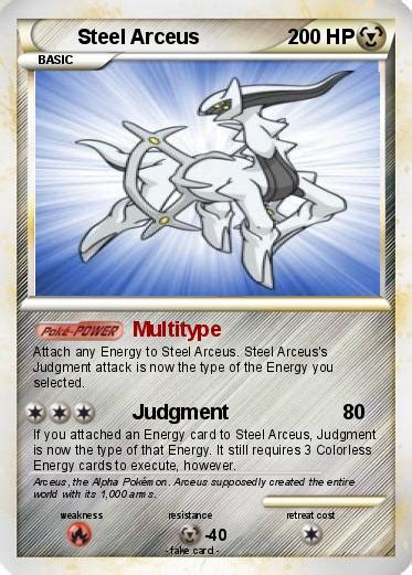 Pokémon Steel Arceus 2 2 - Multitype - My Pokemon Card