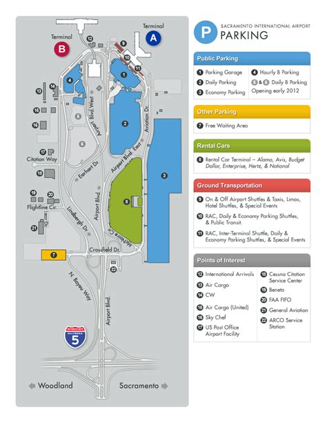 Sacramento International Airport Map Smf Parking Map | My XXX Hot Girl