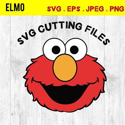 ELMO SVG File | Silhouette cameo projects, Cameo projects, Svg