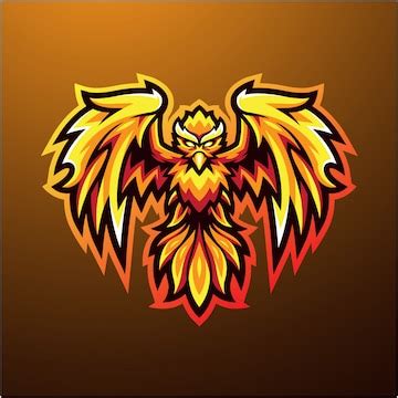 Premium Vector | Phoenix mascot logo