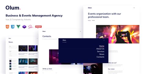 Events Bootstrap 4 Templates | Bootstrap4