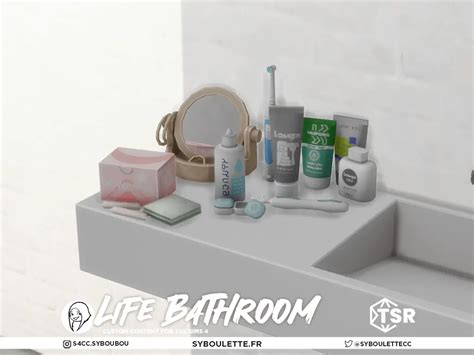Life bathroom clutter cc sims 4 - Syboulette Custom Content for The Sims 4