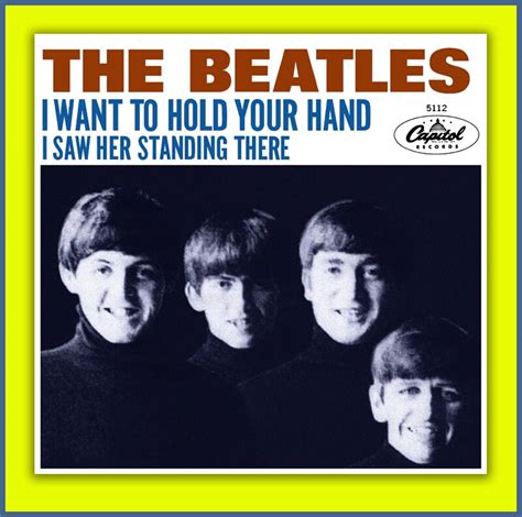 THE BEATLES I Want to Hold Your Hand B/w I Saw Her Standing There ...