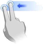 Multi-Touch input gestures
