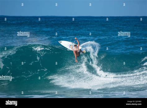 north shore hawaii surfing Stock Photo - Alamy