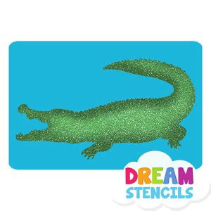 Alligator Glitter Tattoo Stencil - HP-1 (5pc pack) - Hokey Pokey Shop | Professional Face and ...