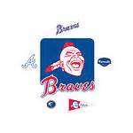 Atlanta Braves Classic Logo Wall Decal | Shop Fathead® for Atlanta Braves Decor