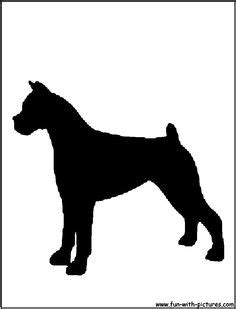 boxer dog silhouette clipart 20 free Cliparts | Download images on ...