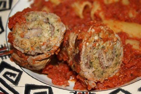 Food Adventures of a Comfort Cook: Stuffed, Rolled and Italian, That's Braciole.