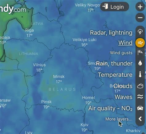 Windy: Wind map & weather forecast