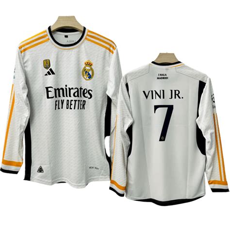 Real madrid 2023-24 Vini.jr Full Sleeve Jersey - Cyberried Store