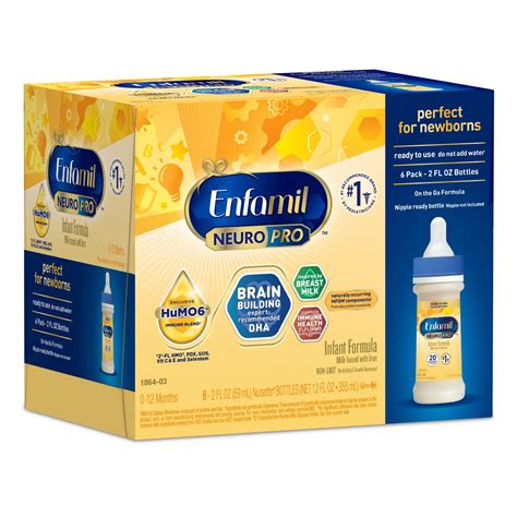 Enfamil NeuroPro Infant RTU Nursettes 6pk 2 OZ - CVS Pharmacy