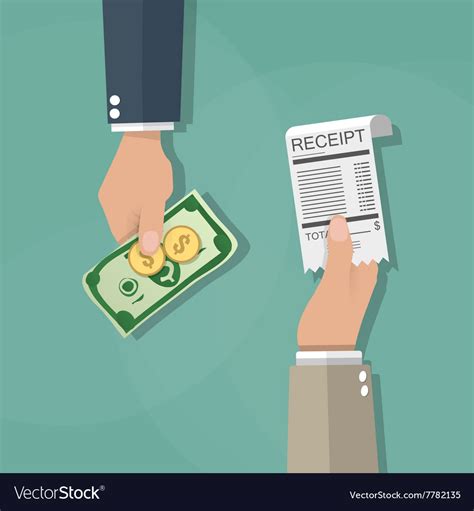 Cash payments concept Royalty Free Vector Image