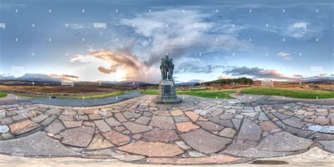 360 °-Ansicht auf Commando Memorial, Spean Bridge, Schottland - Alamy