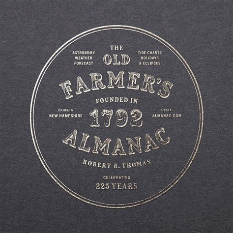 The Old Farmer's Almanac on Behance