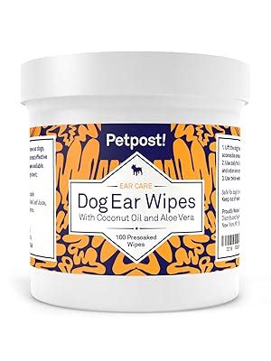 Amazon.com : Petpost | Dog Ear Cleaner Wipes - Ultra Soft Cotton Pads in Coconut Oil Aloe ...