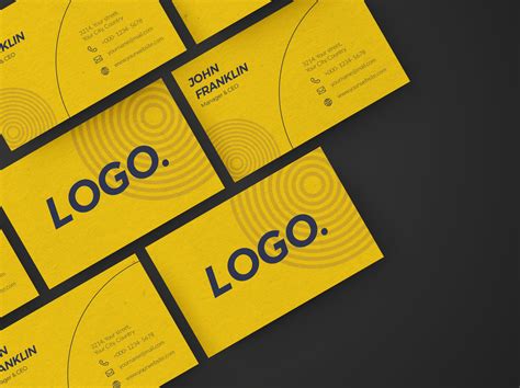 Minimalist Business Card Template by Md. Nafeul Islam on Dribbble