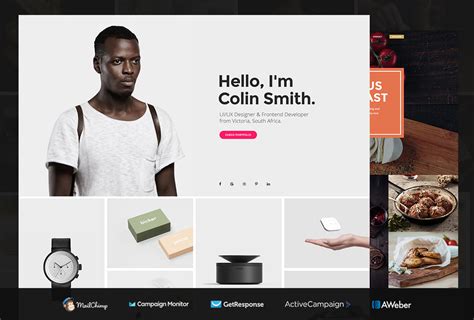 20 Best Bootstrap Portfolio Templates 2024 - Colorlib