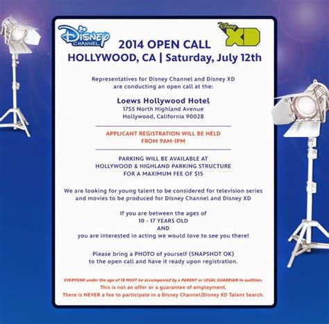 Disney Sisters: Disney Channel Open Casting Call in Hollywood, CA