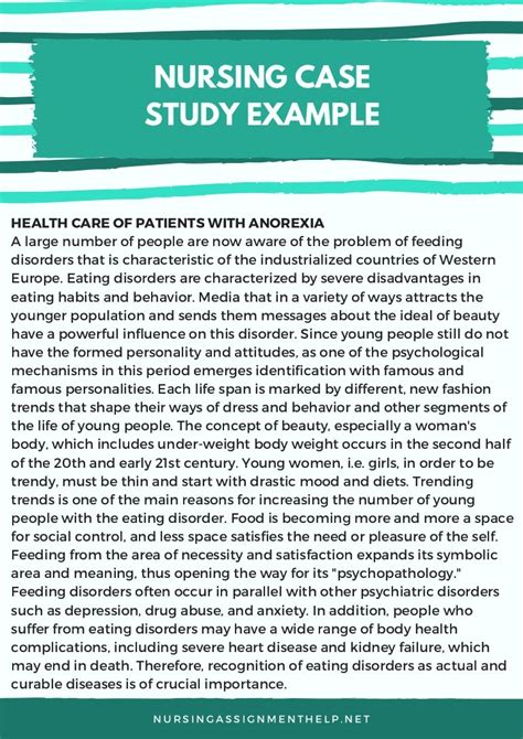 Nursing Case Study Example