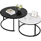 Amazon.com: Best Choice Products 36in Faux Marble Modern Round Accent Side Coffee Table for ...