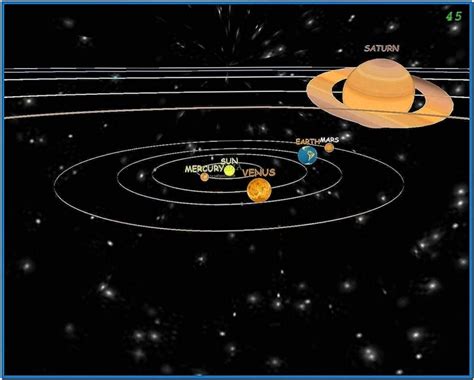 Solar System 3D Screensaver Full Version - Download-Screensavers.biz