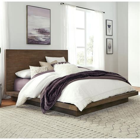 Melbourne Contemporary California King Platform Bed | Sadler's Home ...