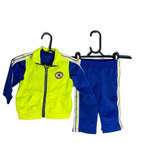 Converse Kids Sport Clothing Sets Blue Green