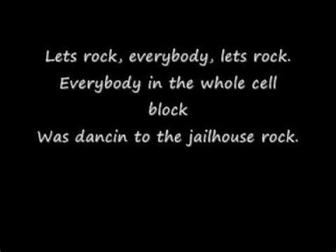 Jailhouse Rock lyrics - YouTube