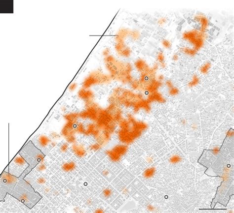 Damage maps of Gaza’s hardest-hit areas in the first days of war - The ...