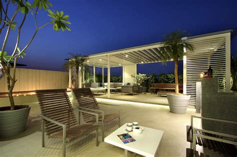 Safal Penthouse - Modern - Terrace - Ahmedabad - by Usine Studio | Houzz UK